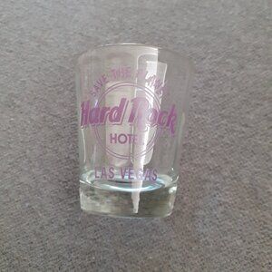 Hard Rock Cafe Las Vegas shot glass NWOT